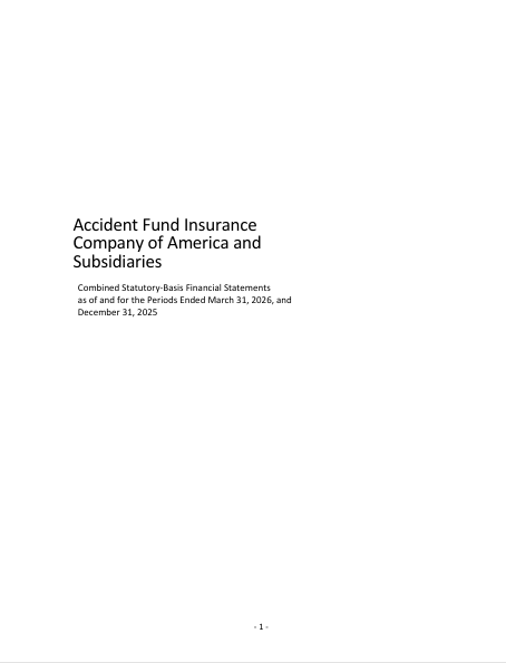 thumbnail of AFICA STAT Financial Statements – March 2026
